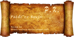 Palócz Kevin névjegykártya